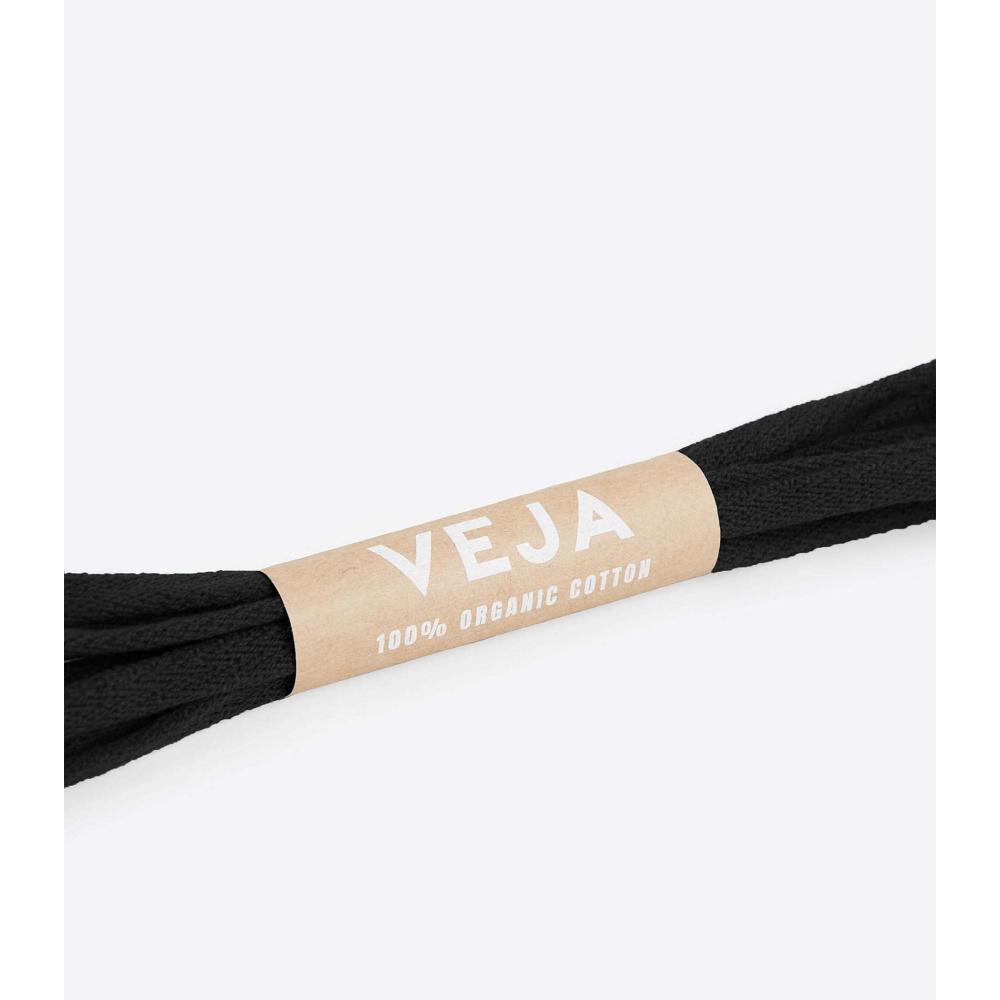 Veja LACES ORGANIC COTTON BLACK Cipő Női Fekete | HU 472OKI